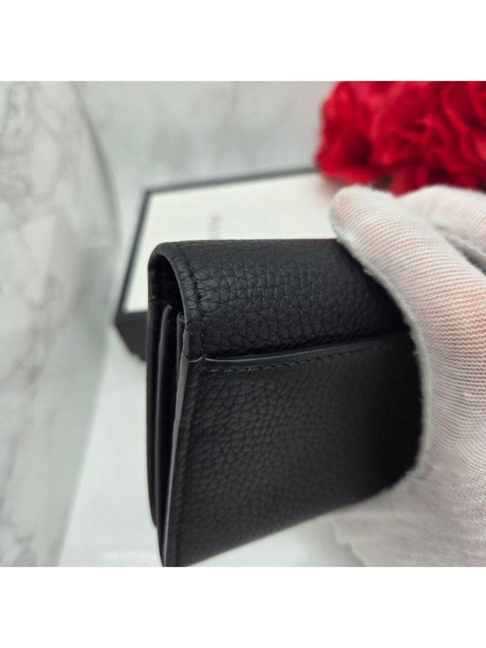 ★SOLD★ Gucci Wallet Interlocking GG Black - Picture 6 of 15